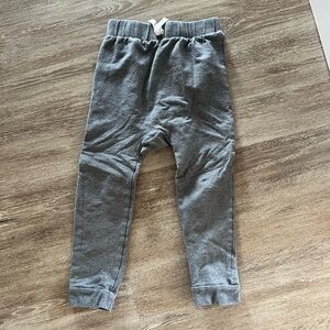 Gerber Gray Joggers with Elastic Waistband and Ribbed Cuffs